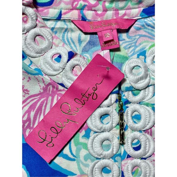 NEW! Lilly Pulitzer Women’s Peony Jane Shift Mini Dress Multicolor Size 4 NWT - Picture 8 of 10